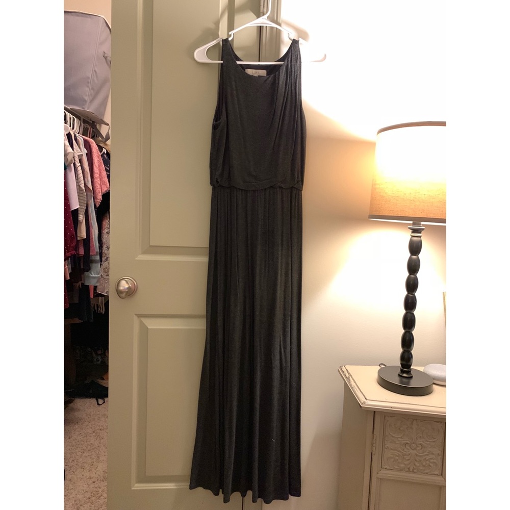 Grey maxi dress